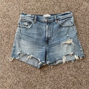 Abercrombie & Fitch Distressed Denim Shorts